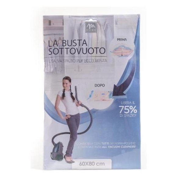 BUSTA SALVASPAZIO SOTTOVUOTO - 45x75x105 CM