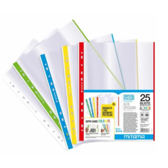 MITAMA BUSTE FORATE BORDO COLORATO