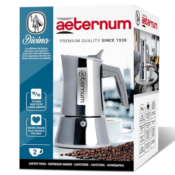 CAFFETTIERA LA DIVINA 2 TAZZE aeternum CAFFETTIERA LA DIVINA 2 TAZZE aeternum