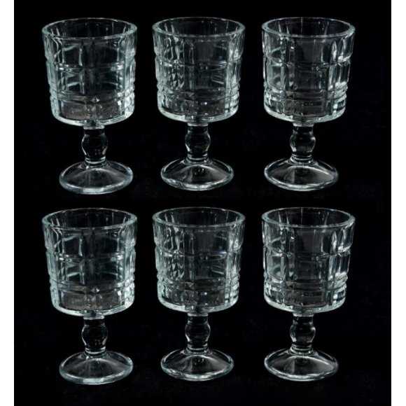 SET 6 CALICI LIQUORE IN VETRO "LUCILLA"