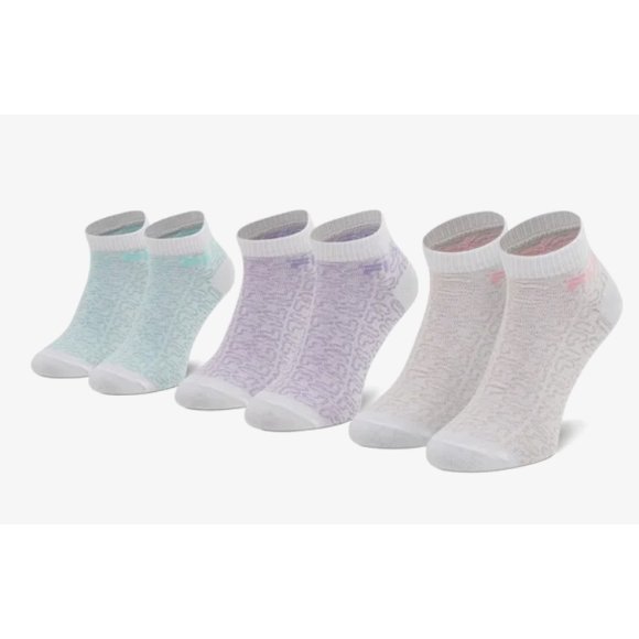 FILA - 3 PEZZI CALZINO INVISIBILE DONNA COD.F6106 