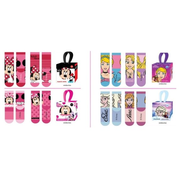 SET 2 PAIA CALZINI DISNEY BAMBINI