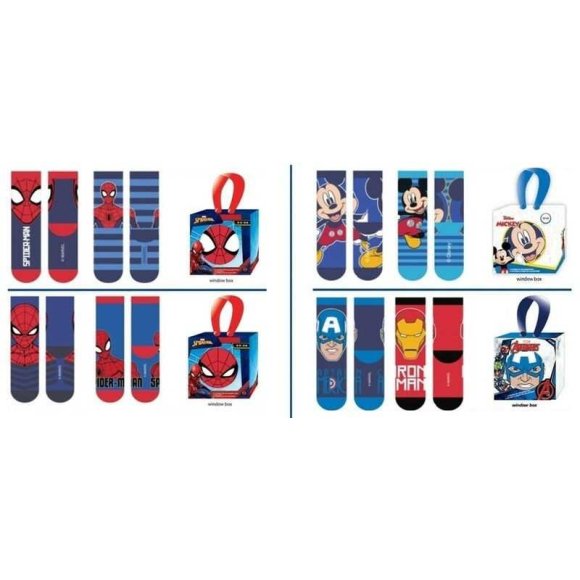 BOX 2 PAIA CALZINI DISNEY BIMBO