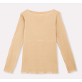 JADEA-MAGLIA DONNA IN CASHMERE MANICA LUNGA COD.4064- CAMMELLO