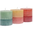 CANDELA CERA 3 MODELLI 7X7X7 220GR