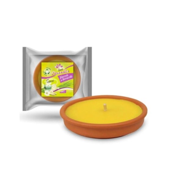 FIACCOLA CITRONELLA IN TERRACOTTA - 15 CM