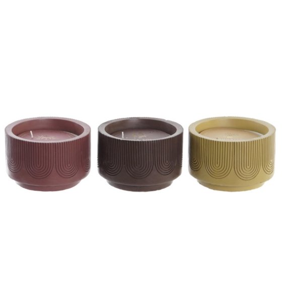 CANDELA CERA 15X15X10 310GR PROFUMO