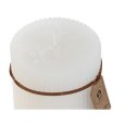 CANDELA CERA GRATTATO BIANCO 220GR