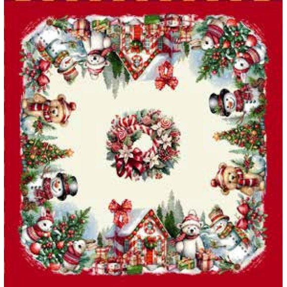 VINGI NATALE CENTROTAVOLA CANDY 93X93