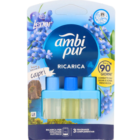 AMBIPUR 3 EVOLUTION RICARICA LENOR CAPRI AMBIPUR 3 EVOLUTION RICARICA LENOR CAPRI