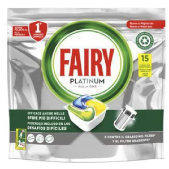 Fairy Tabs Platinum Plus Limone x15