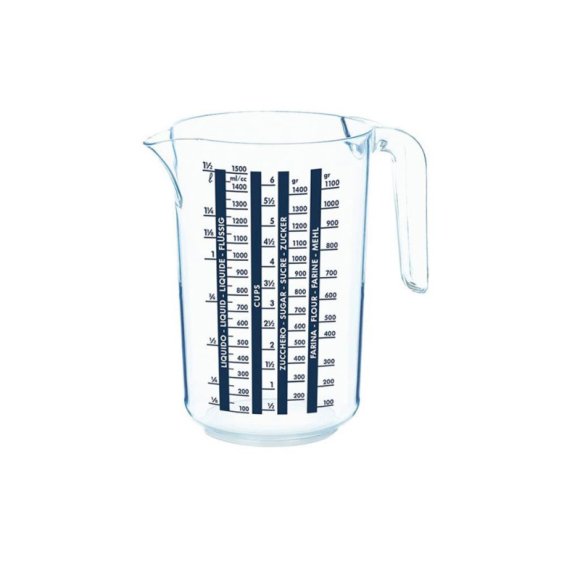CARAFFA GRADUATA COSMOPLAST - 1,5 Litri