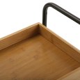 CARRELLO MUTIUSO CON RUOTE IN BAMBÙ