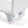CARRELLO CON RUOTE - BIANCO