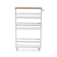 CARRELLO CON RUOTE - BIANCO