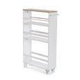 CARRELLO CON RUOTE - BIANCO