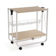 CARRELLO PIEGHEVOLE RUOTE BIANCHE