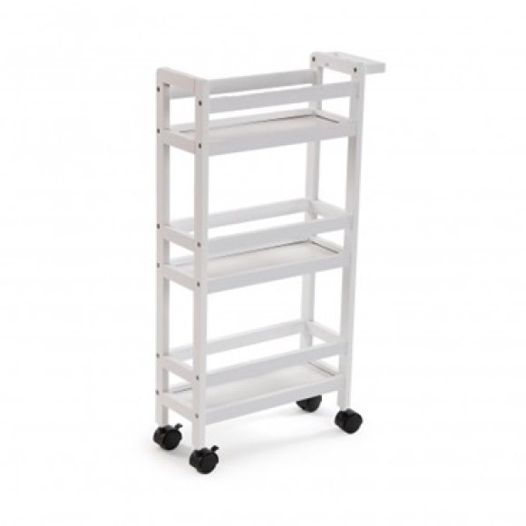 CARRELLO CON RUOTE BIANCO 