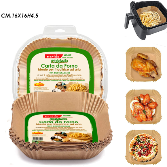 Movida Carta Forno 50 pz 16×16 H4,5