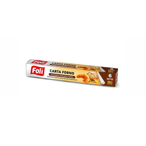 Folì Rotolo Carta Forno 6 Metri