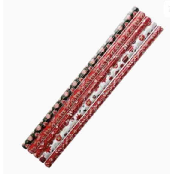 STAR-NATALE Carta da Regalo natalizia in Rotolo 70×200 cm 