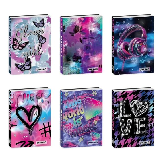 DIARIO STD 12M SEVEN DATATO GIRL