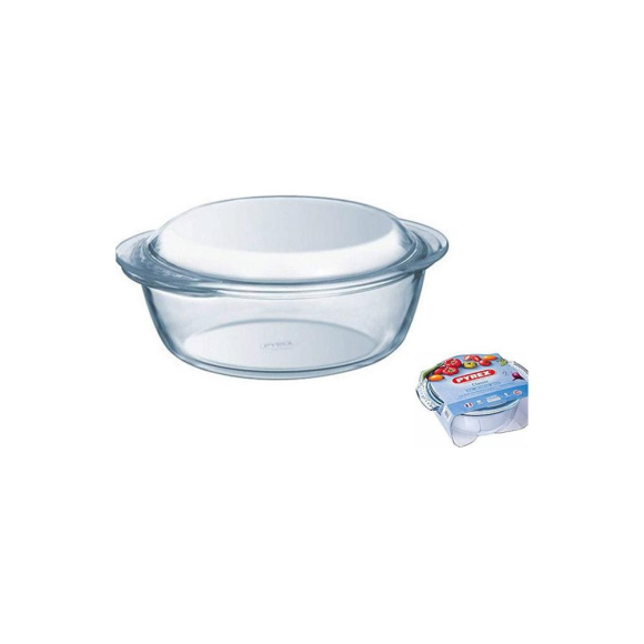 Casseruola Tonda Con Coperchio Trasparente Pyrex