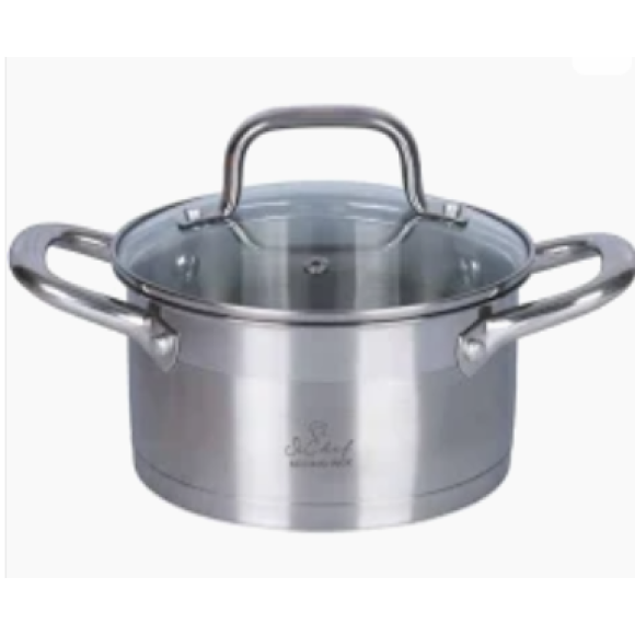 GP&ME Casseruola in acciaio Ø 16 cm