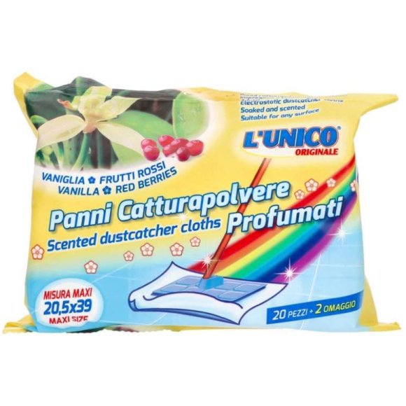 L'UNICO PANNI CATTURAPOLVERE VANIGLIA 22PZ
