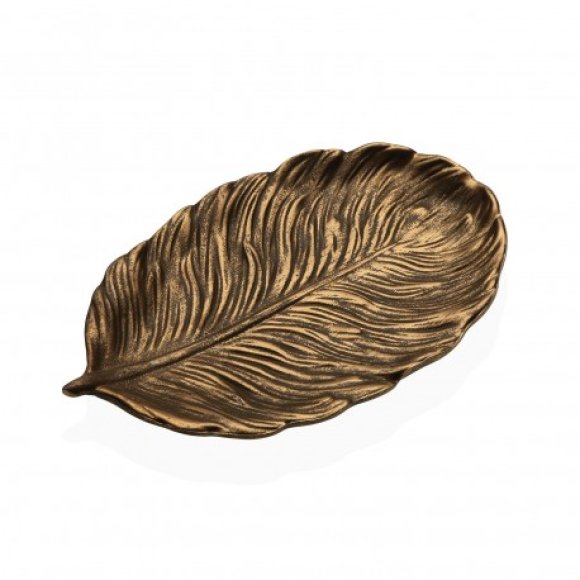 CENTROTAVOLA FORMA FOGLIA - ORO