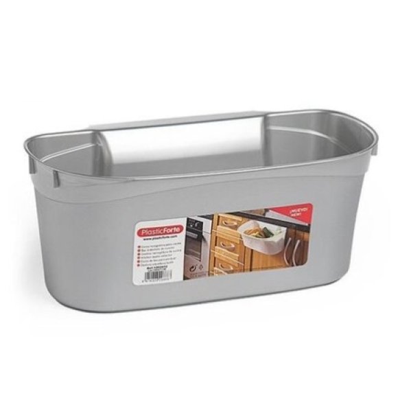 CESTINO RACCOGLITORE CUCINA ARGENTO