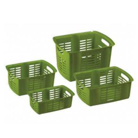 Cestino Multiuso Sovrapponibile Hobby Basket 13.2 lt - Colori Assortiti