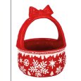 NATALE-CESTINO IN CERAMICA -COLORI ASSORTITI