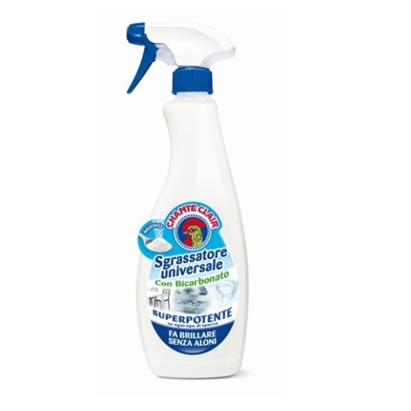 Chanteclair Sgrassatore Universale con Bicarbonato - Superpotente e Senza Aloni
