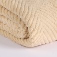 VIA ROMA 60 - PLAID "CHEVRONNE" - BEIGE