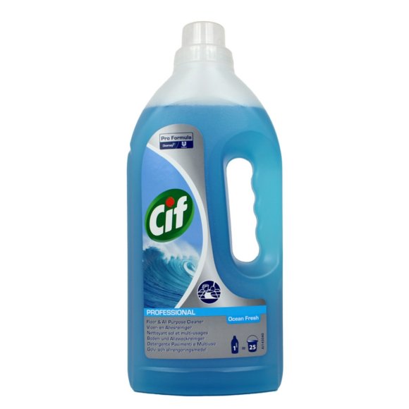 Cif Professional Detergente Multiuso Ocean Fresh – 1L | Pulizia Profonda e Freschezza Marina