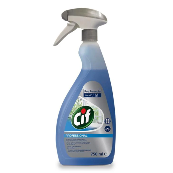 CIF PROFESSIONAL VETRI SPRAY 750ML CIF PROFESSIONAL VETRI SPRAY 750ML