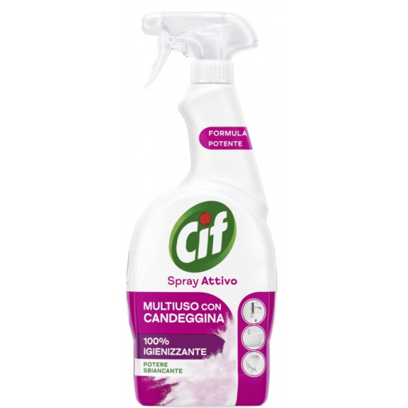 Cif Spray Attivo Multiuso con Candeggina 650 ml