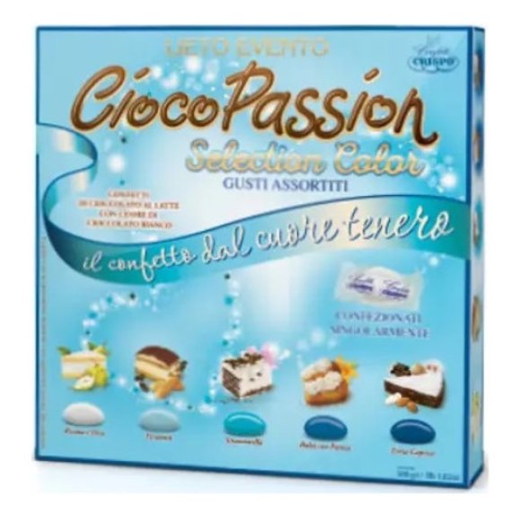 CRISPO - CONFETTI LIETO EVENTO CIOCO PASSION 500GR - SFUMATI CELESTE