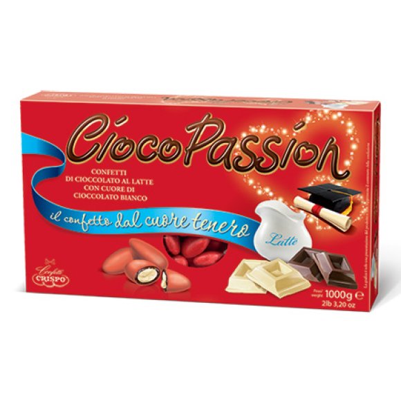 CRISPO - CONFETTI CIOCO PASSION ROSSI 1KG