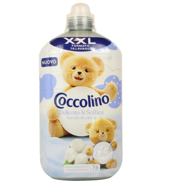 Ammorbidente concentrato Coccolino delicato e soffice 76 lavaggi