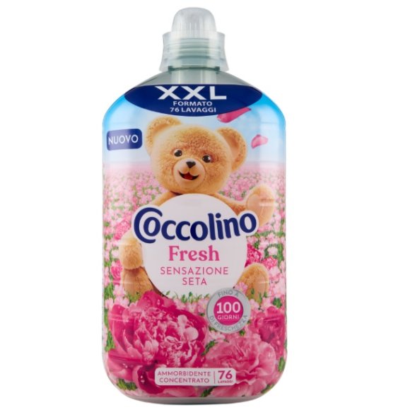 Coccolino Ammorbidente Concentrato Fresh Sensazione Seta 76 Lavaggi 1750 ml