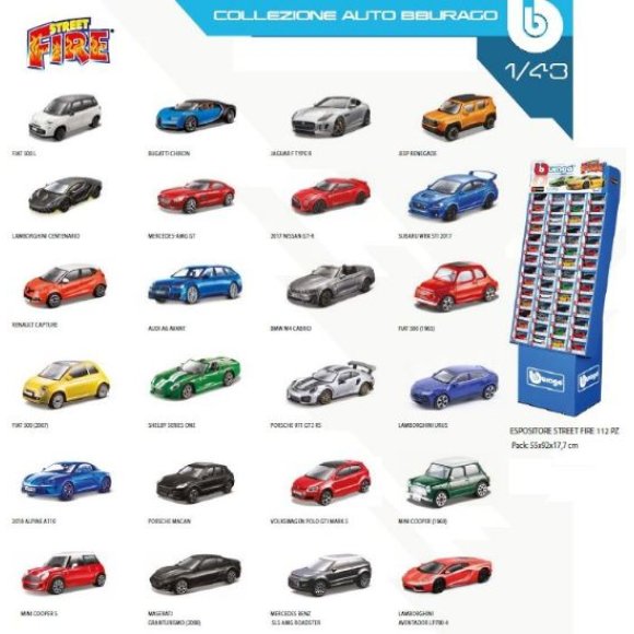 BBURAGO STREET FIRE 1:43