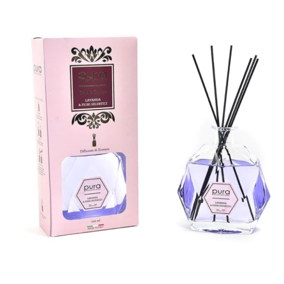 DIFFUSORE DI ESSENZA "LINEA GOLD & COLORS" - LAVANDA