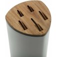 SET 5 COLTELLI CON CEPPO - GRIGIO