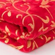 RIVIERA - PLAID SINGOLO "COMETA" - ROSSO