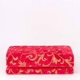 RIVIERA - PLAID SINGOLO "COMETA" - ROSSO
