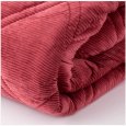 RIVIERA - COPERTA MATRIMONIALE IN VELLUTO "CONSIGLIA" - ROSSO