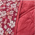 RIVIERA - COPERTA MATRIMONIALE IN VELLUTO "CONSIGLIA" - ROSSO