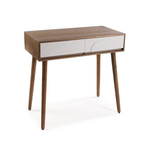 ​​​​​​​Consolle In Legno Da Ingresso 2 Cassetti 